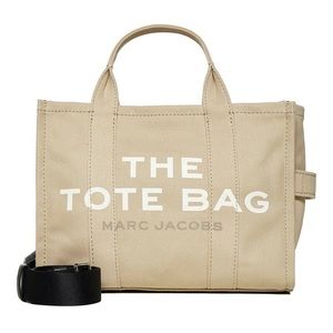 Marc Jacobs Small Traveler Canvas Tote BEIGE